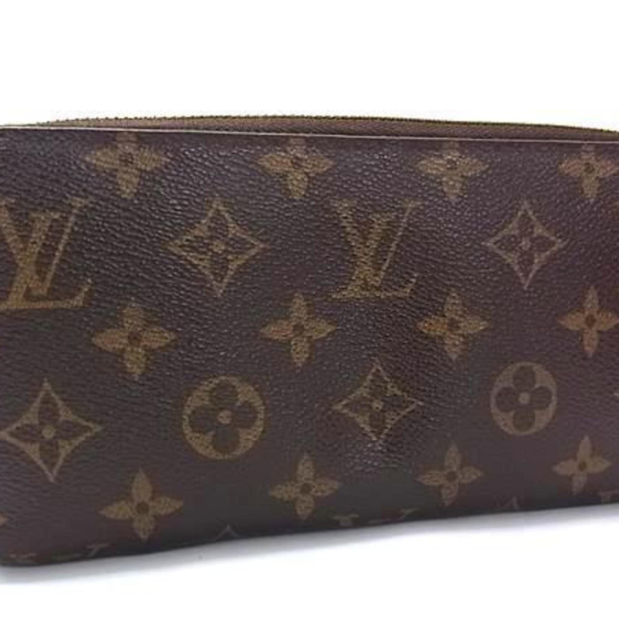 Louis Vuitton Brown Pvc Leather Long Wallet