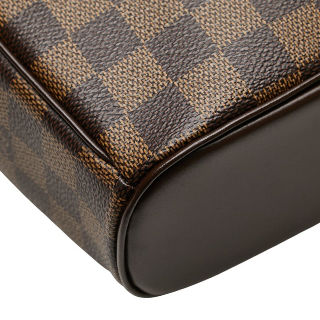 Louis Vuitton Damier Brown Pvc Leather Shoulder Bag