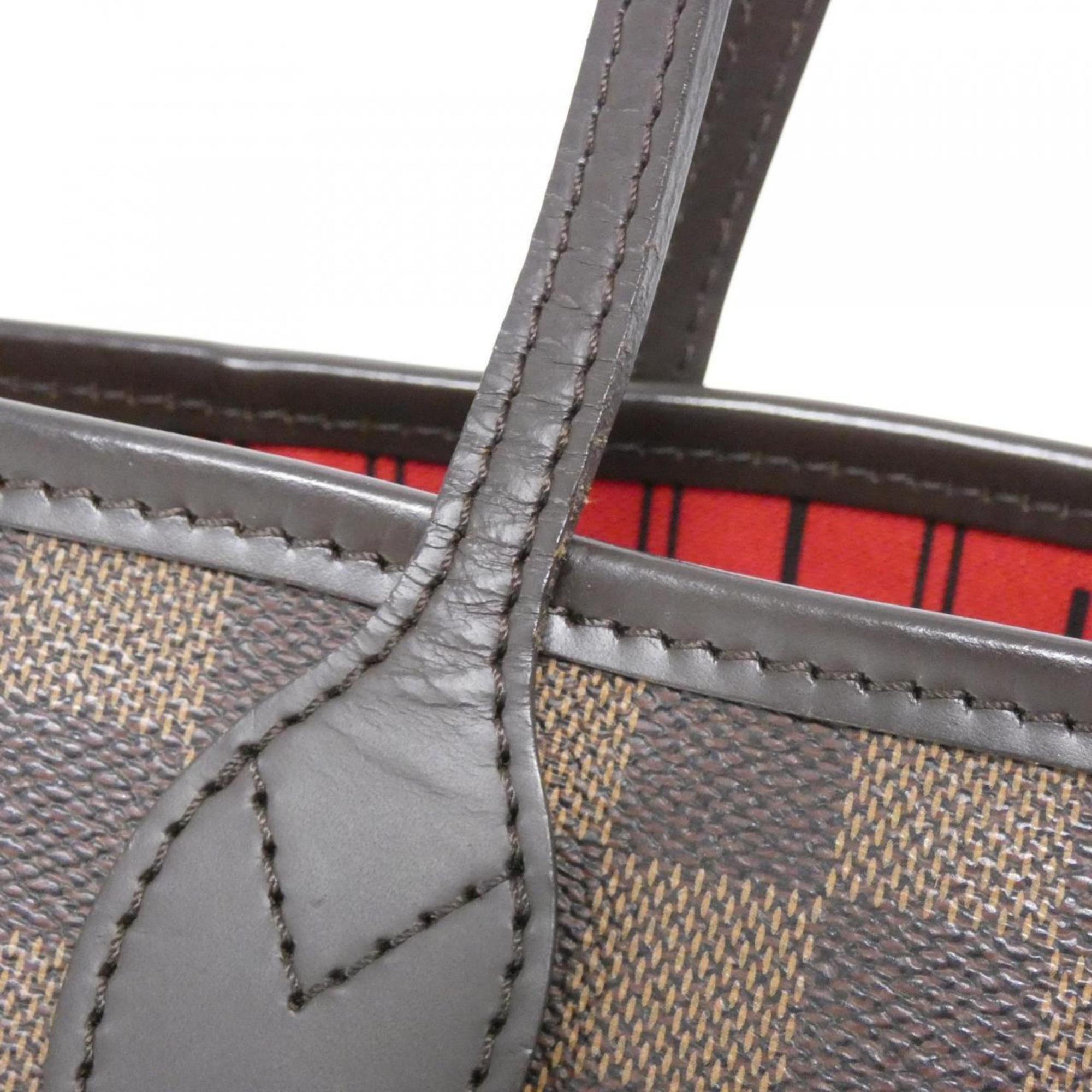 Louis Vuitton Brown Coated Canvas Handbag
