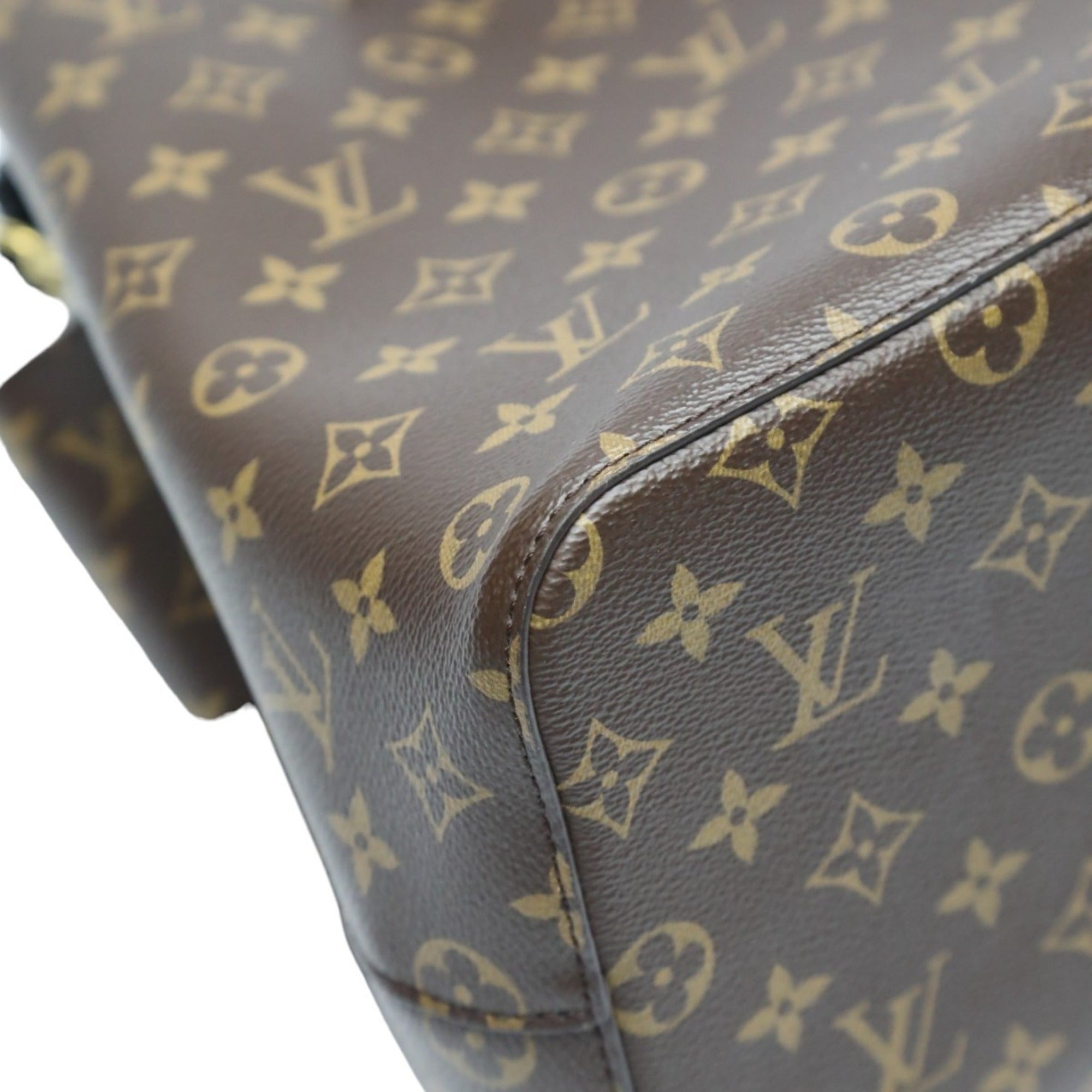 Louis Vuitton Brown Noir Monogram Canvas Shoulder Bag