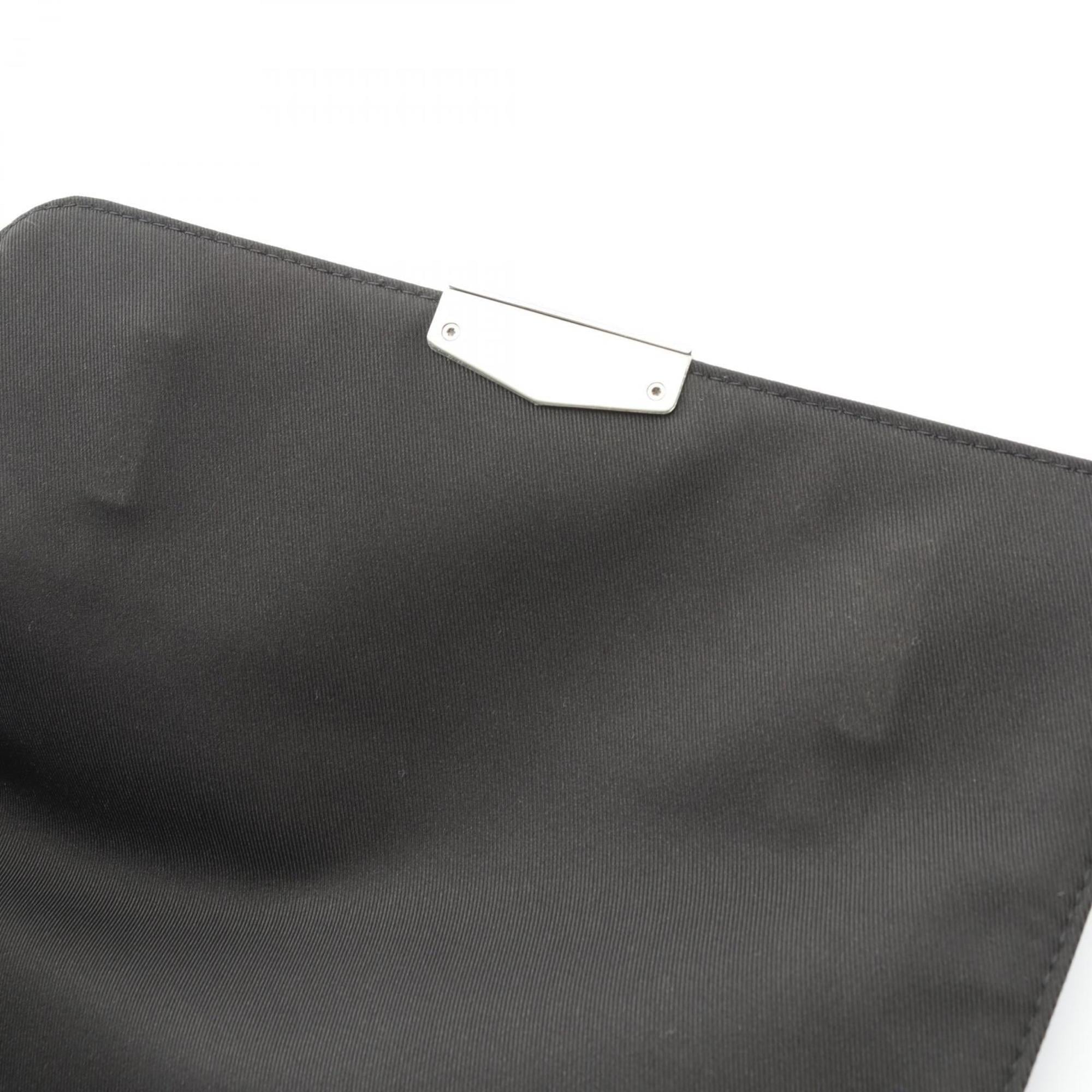 Louis Vuitton Black Coated Canvas Leather Shoulder Bag