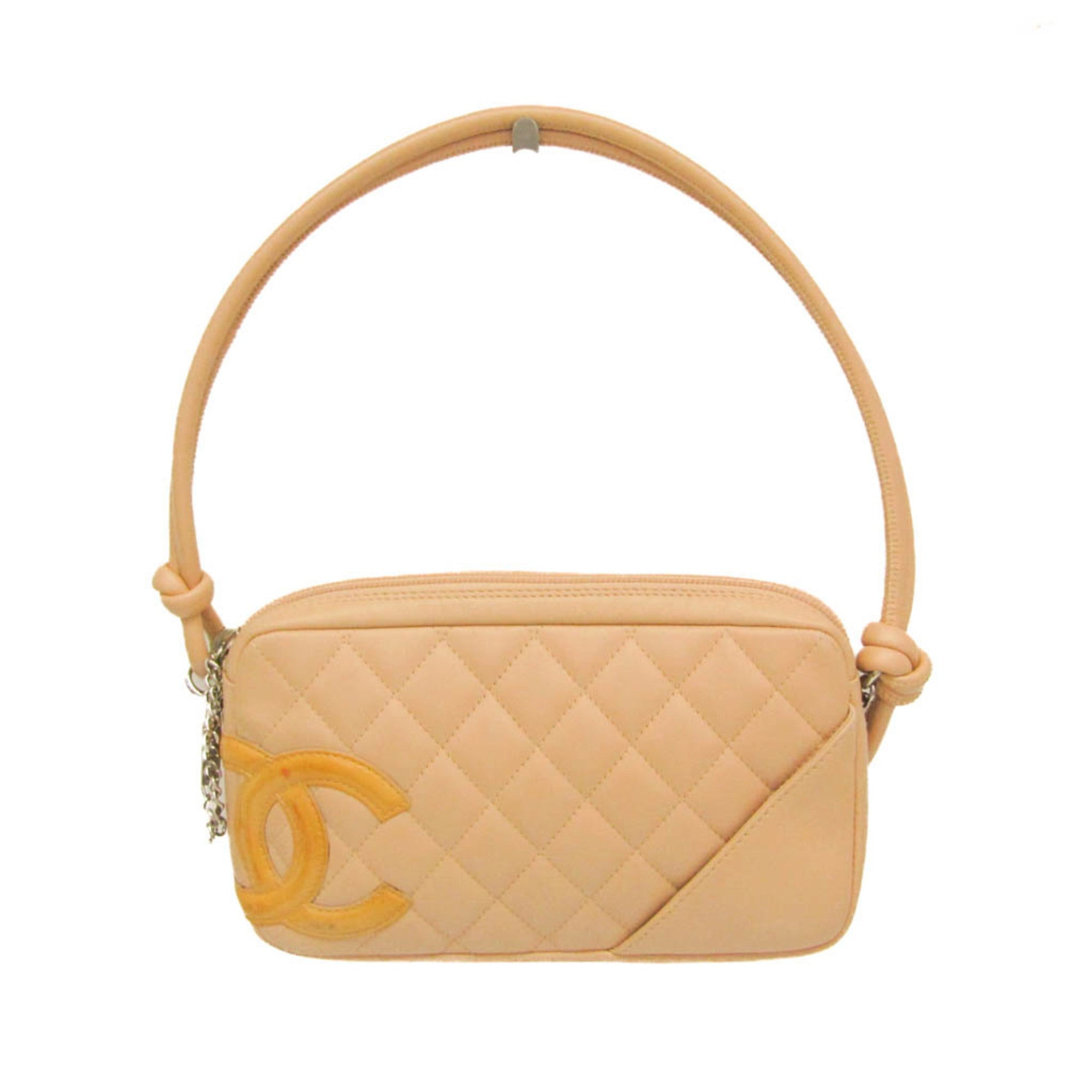 Chanel Ligne Cambon Light Beige Leather Handbag