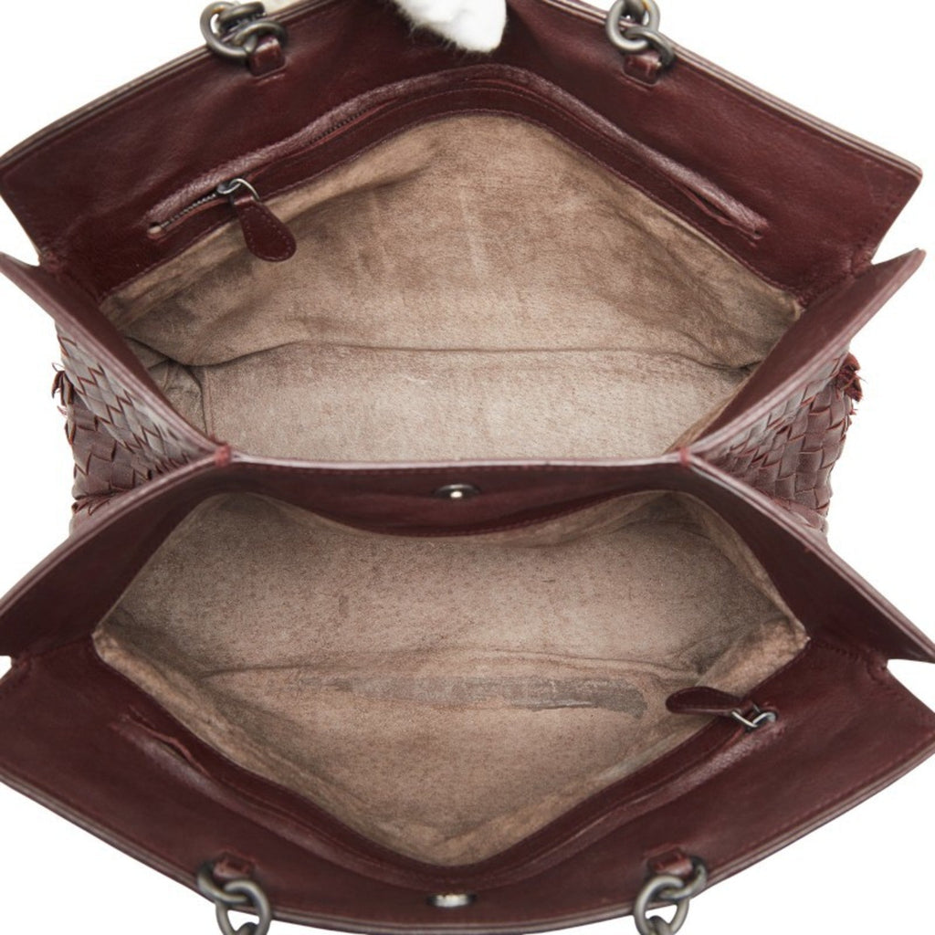 Bottega Veneta Brown Leather Handbag Tote Bag