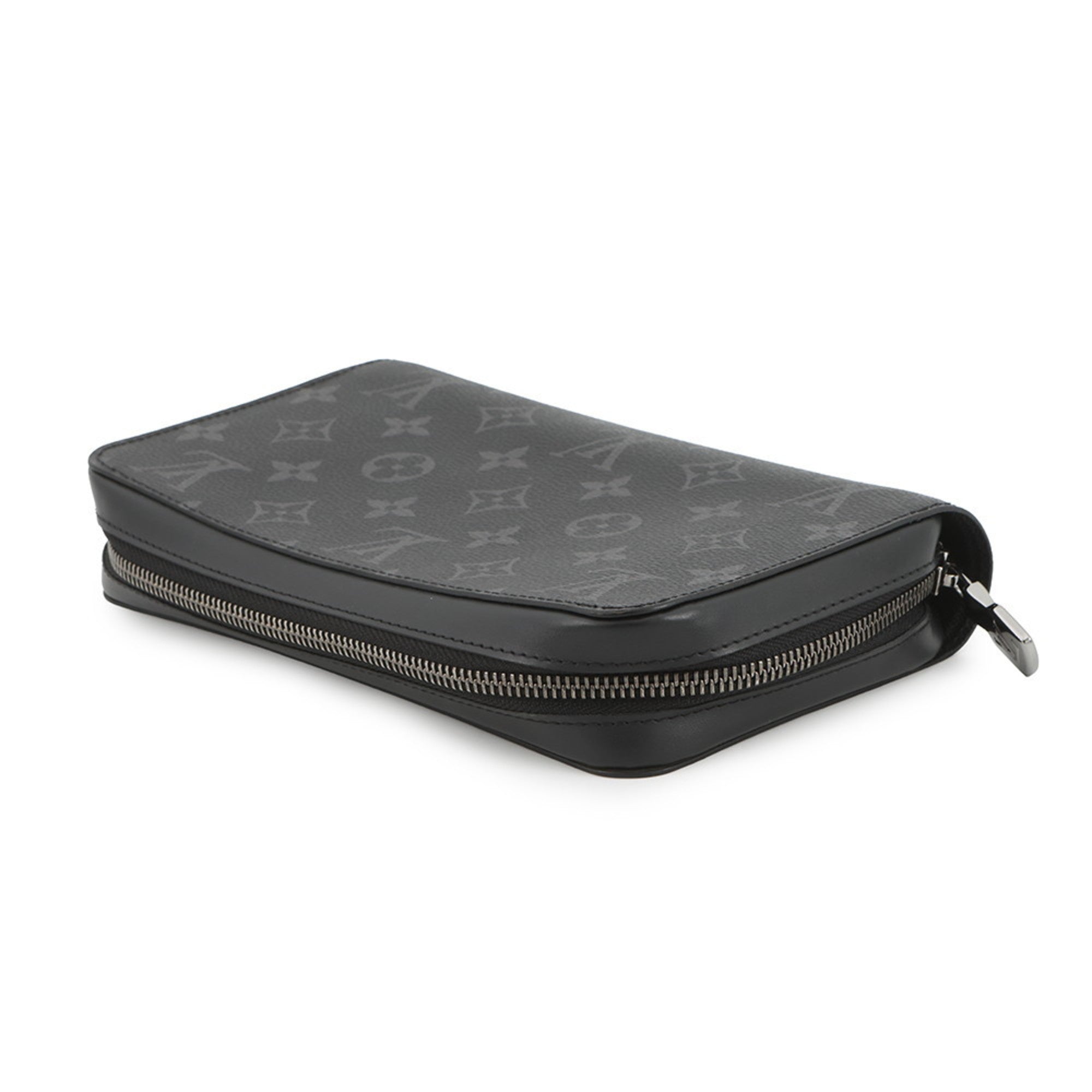 Louis Vuitton Monogram Eclipse Black Noir Monogram Eclipse Long Wallet