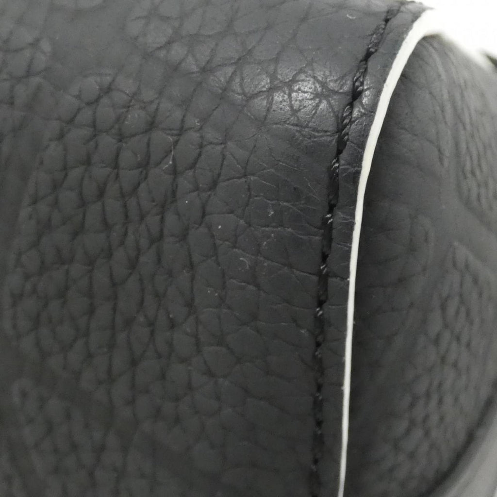 Louis Vuitton Black Leather Shoulder Bag