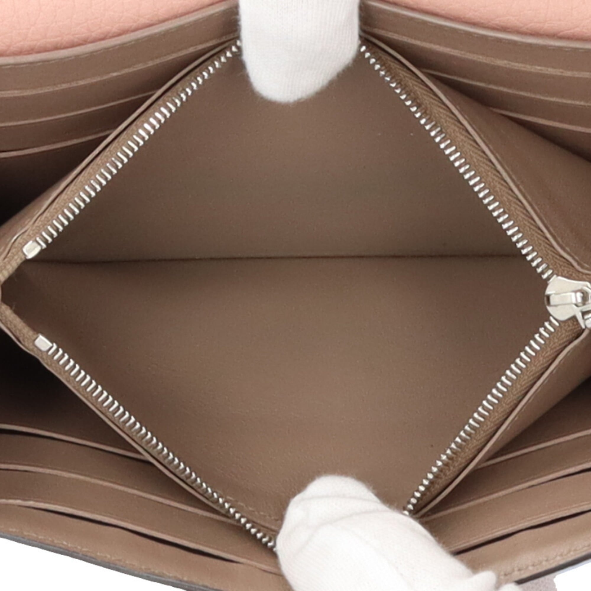 Louis Vuitton Galle Magnolia Or Pink Leather Coin Purse/Coin Case