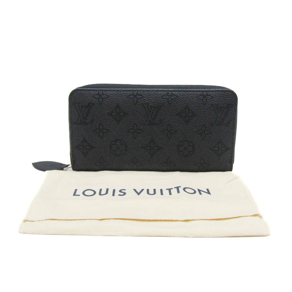 Louis Vuitton Mahina Noir Mahina Leather Long Wallet