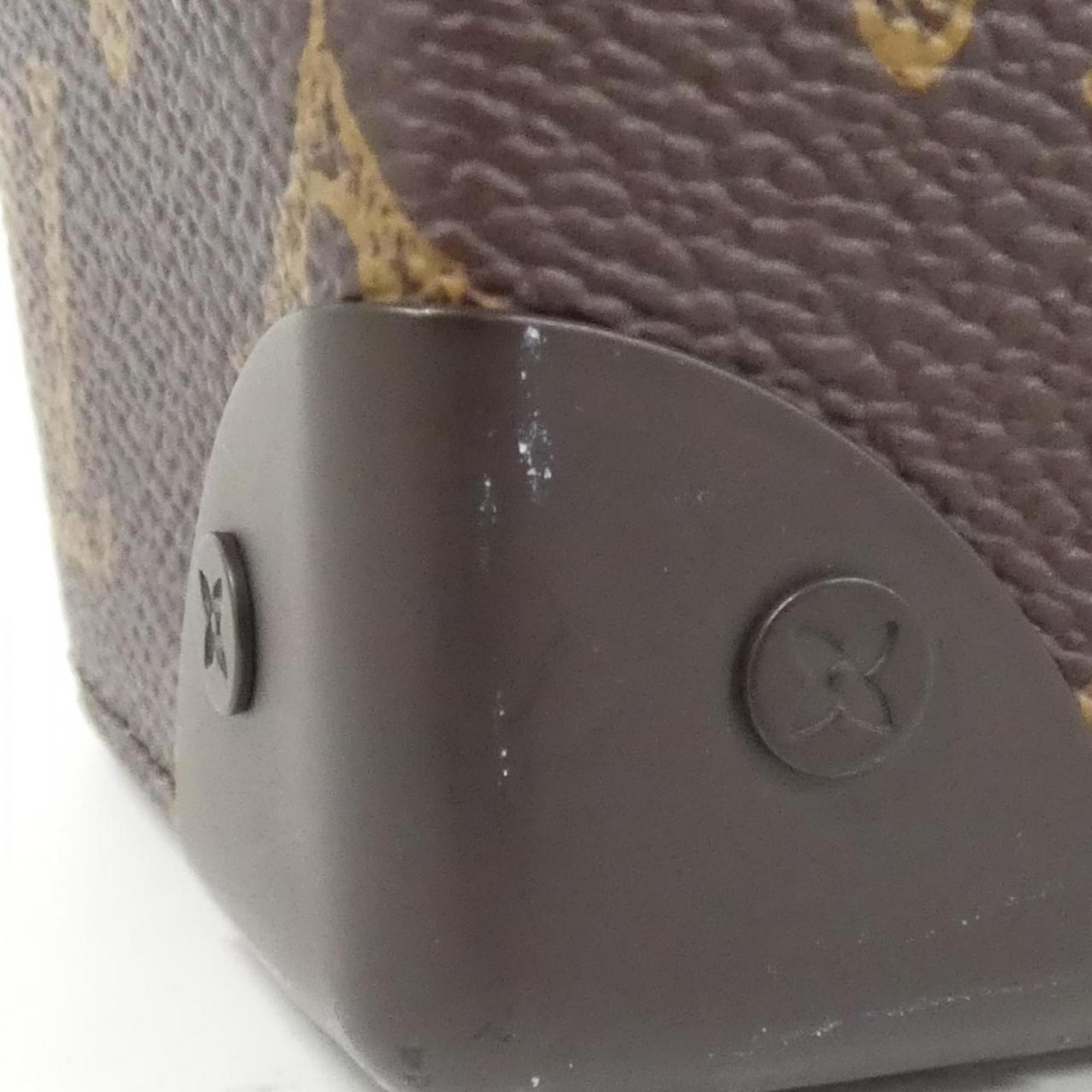 Louis Vuitton Brown Coated Canvas Handbag