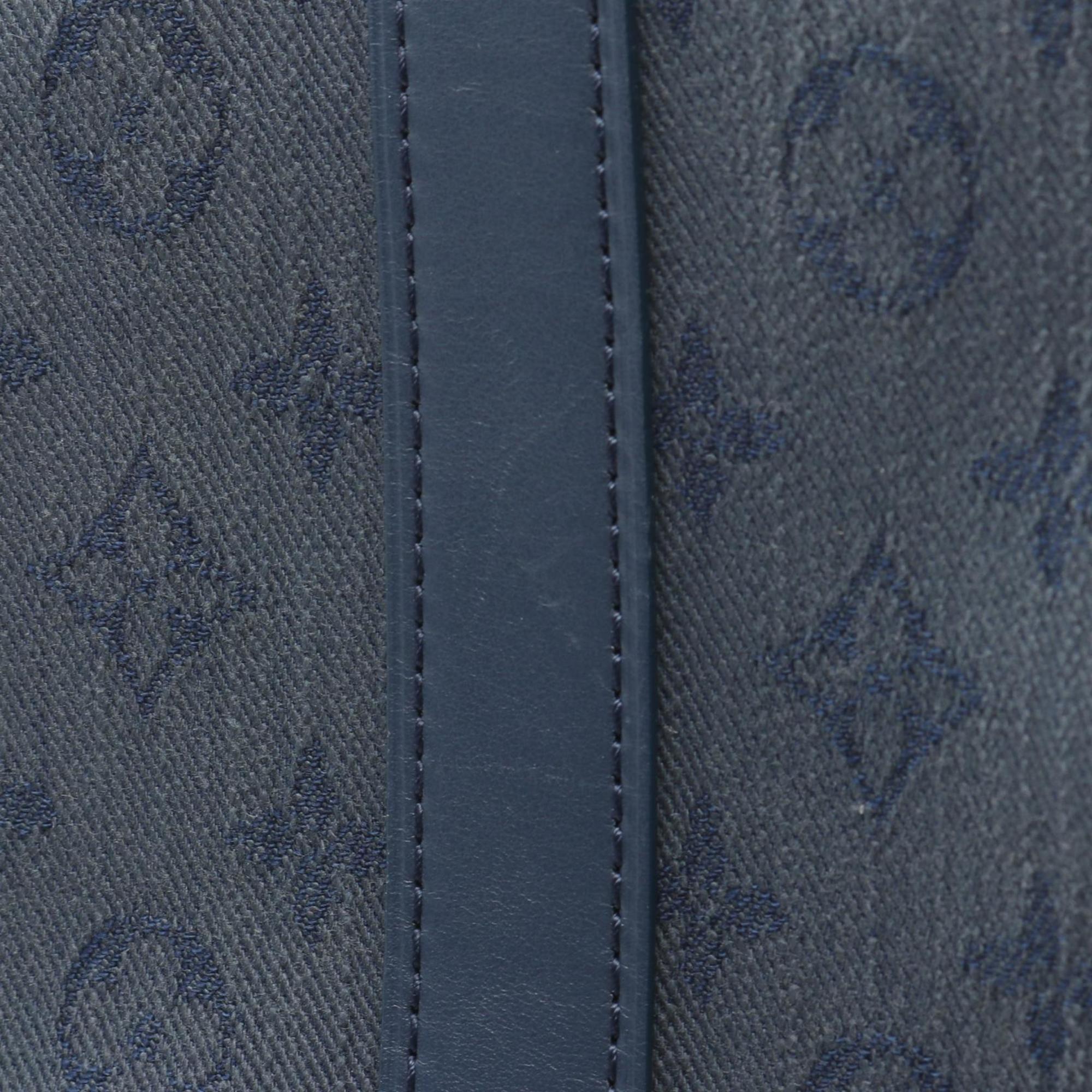 Louis Vuitton Navy Monogram Denim Boston Bag Handbag