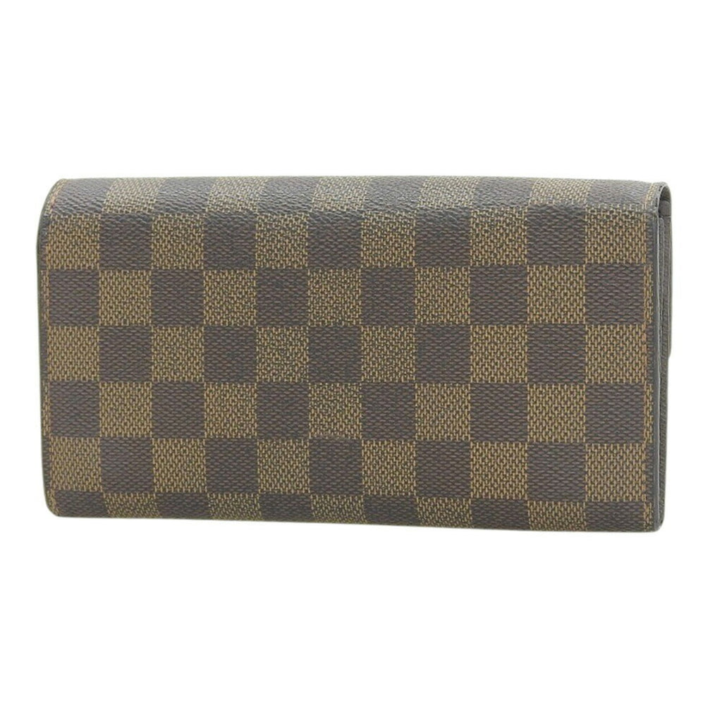 Louis Vuitton Ebene Pvc Long Wallet