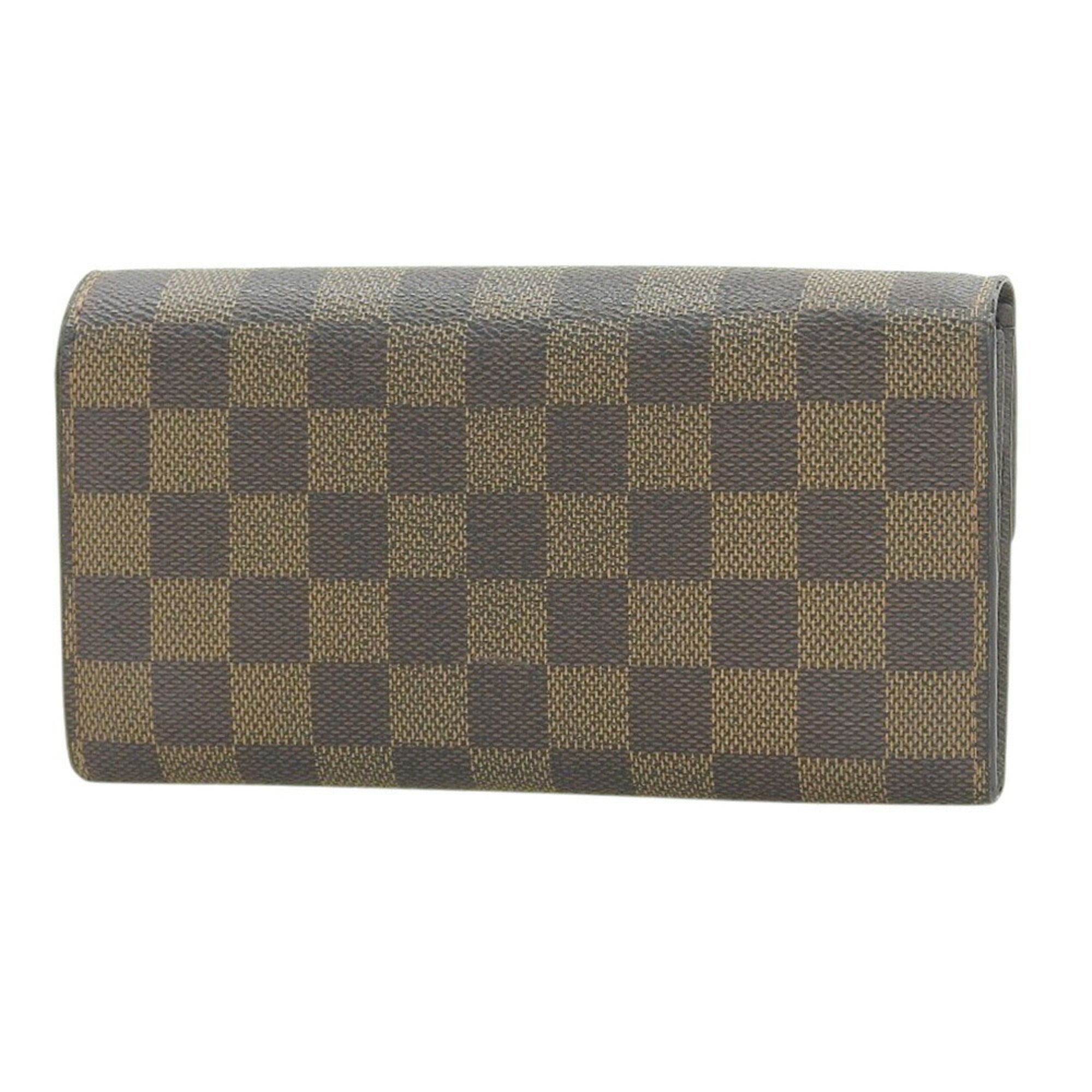 Louis Vuitton Ebene Pvc Long Wallet
