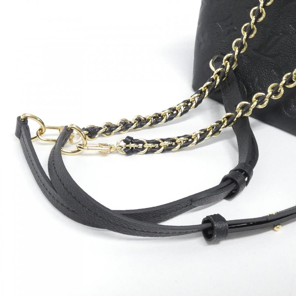 Louis Vuitton Black Leather Backpack