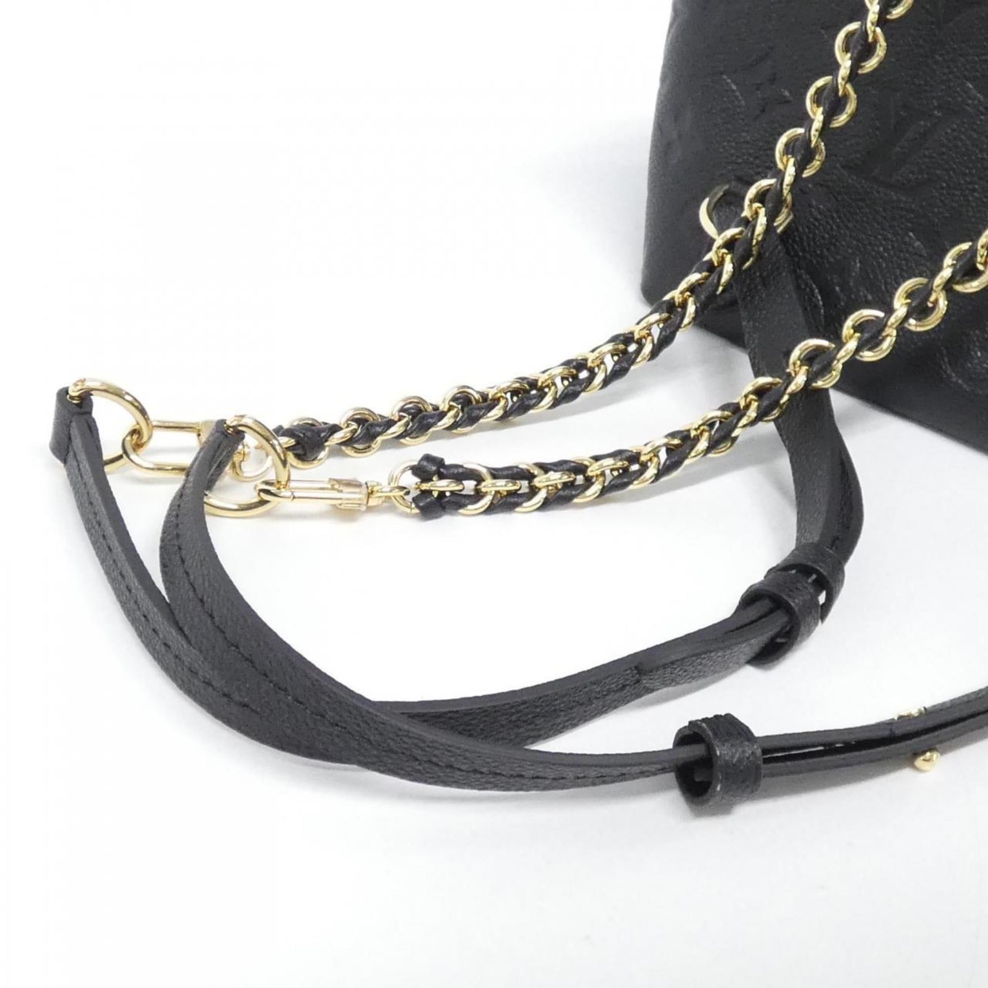 Louis Vuitton Black Leather Backpack