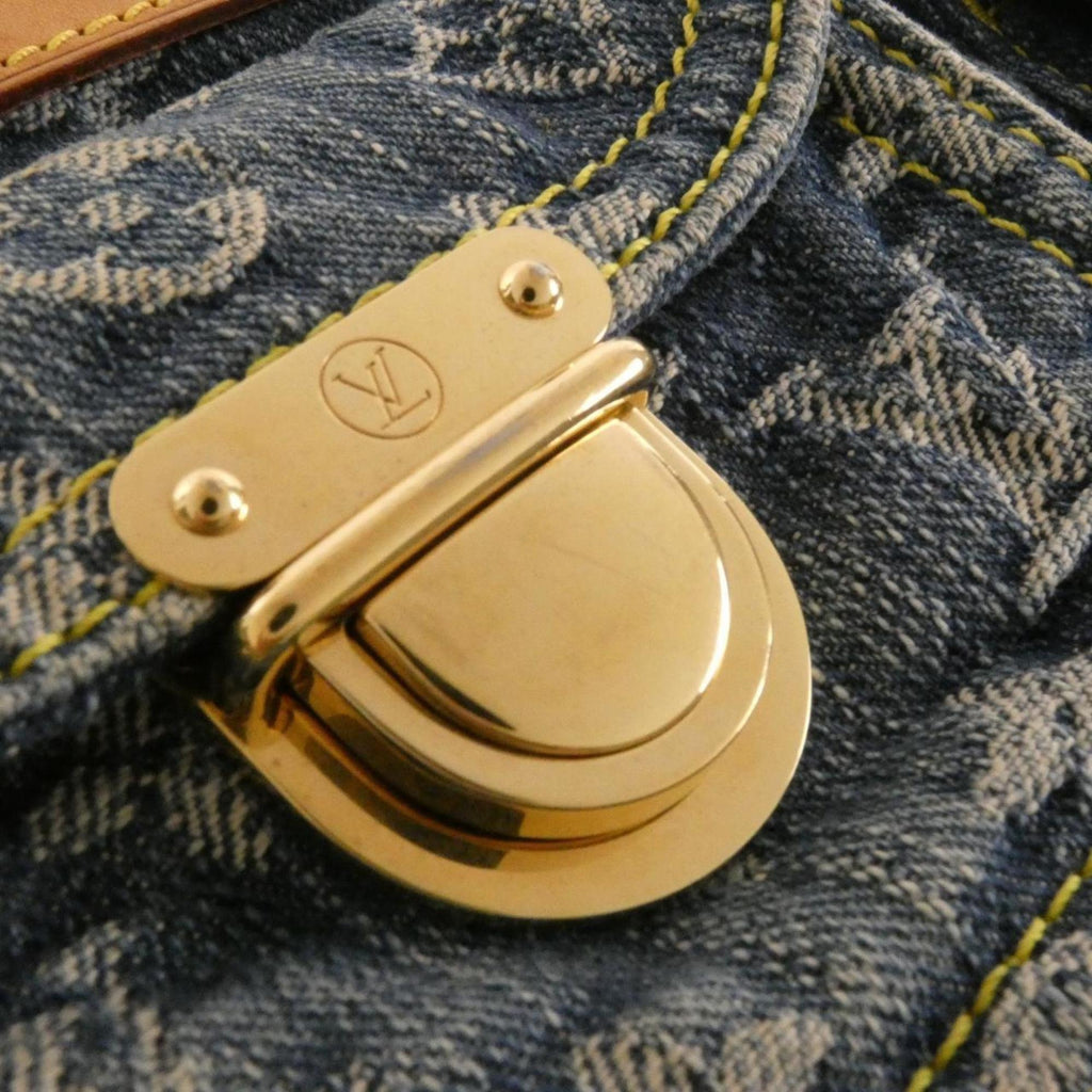 Louis Vuitton Monogram Denim Blue Denim Canvas Shoulder Bag