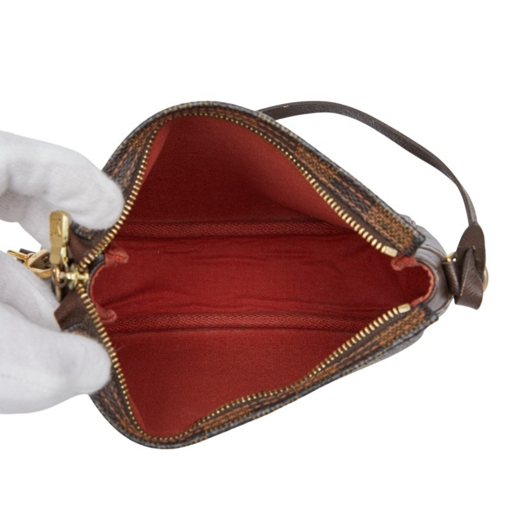Louis Vuitton Brown Pvc Leather Shoulder Bag