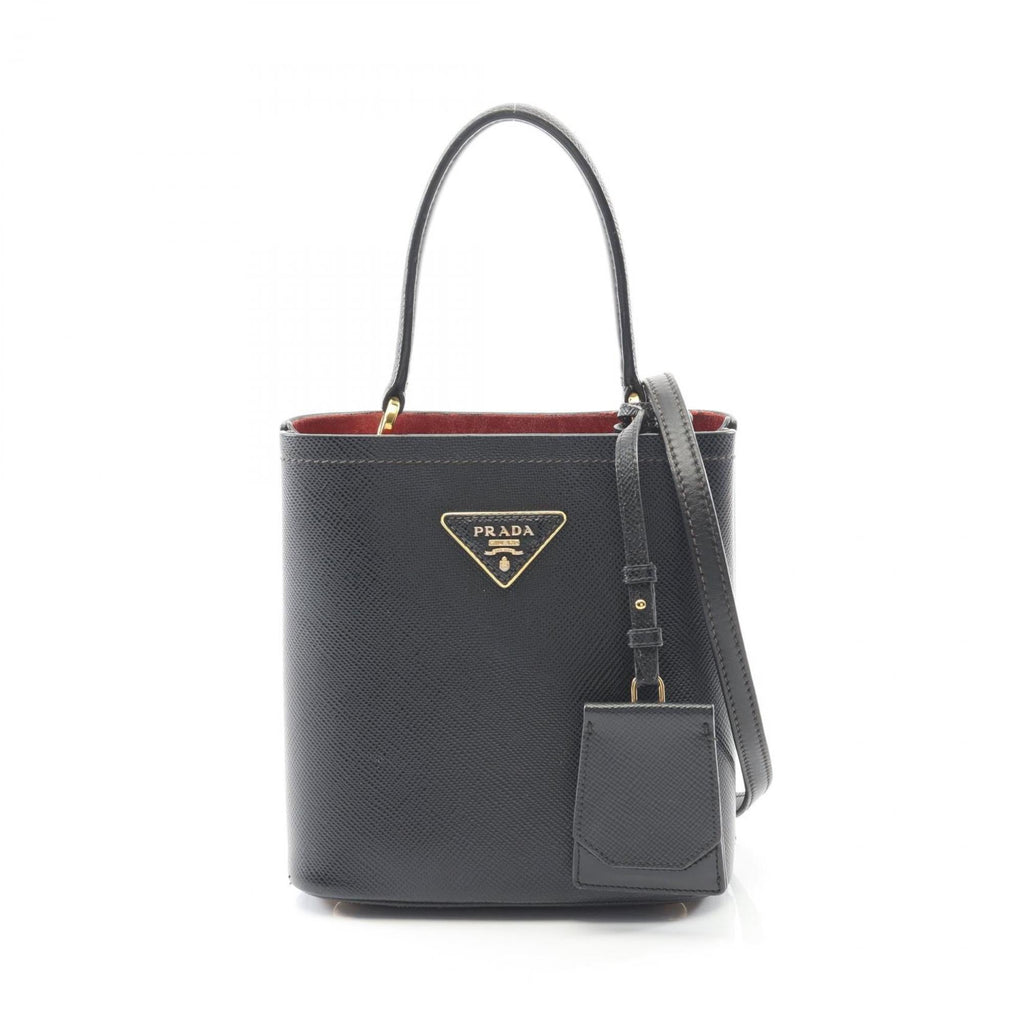 Prada Saffiano Black Leather Handbag
