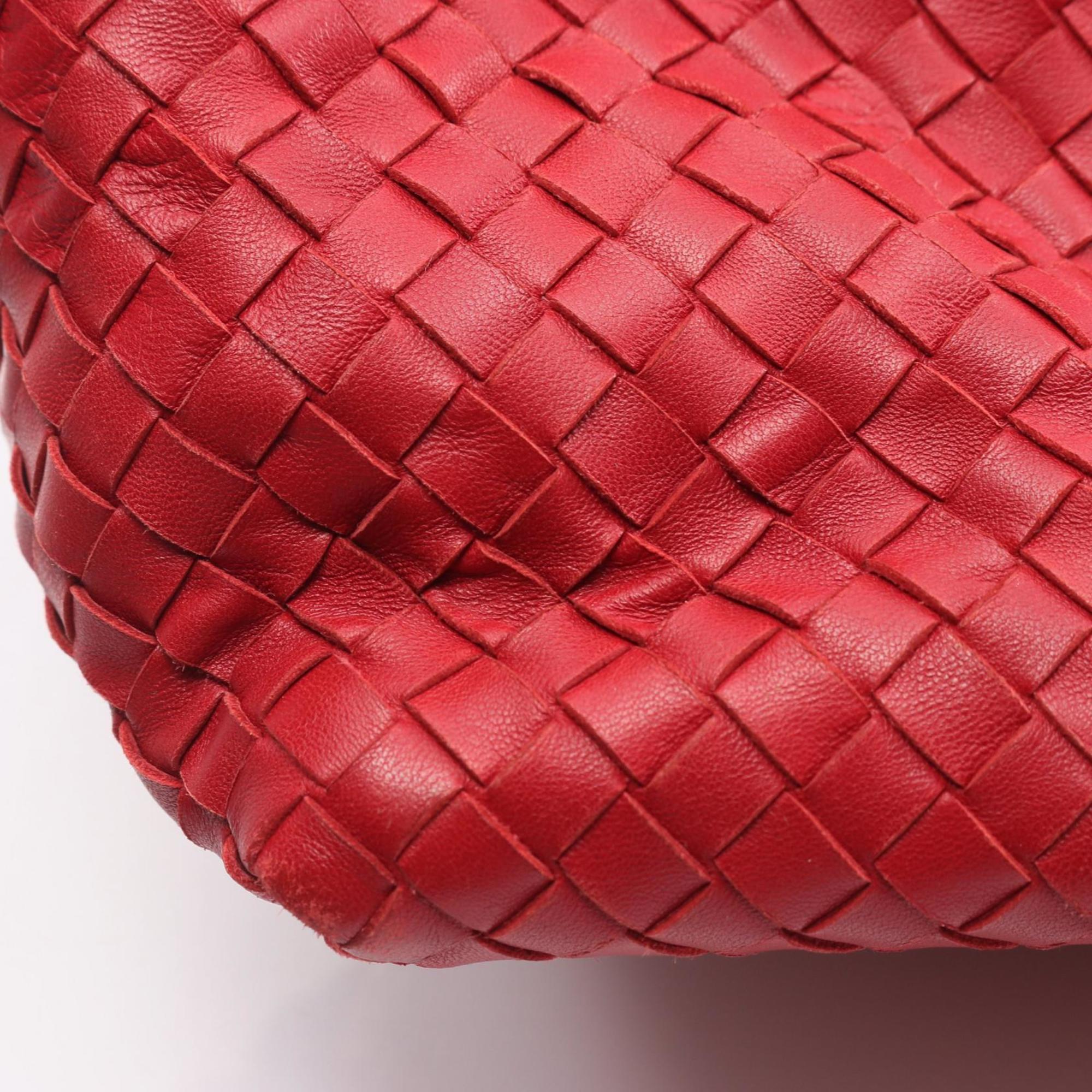 Balenciaga Red Color Leather Tote