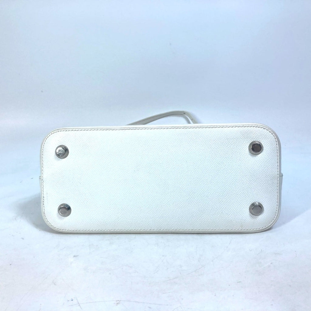 Balenciaga White Leather Hand