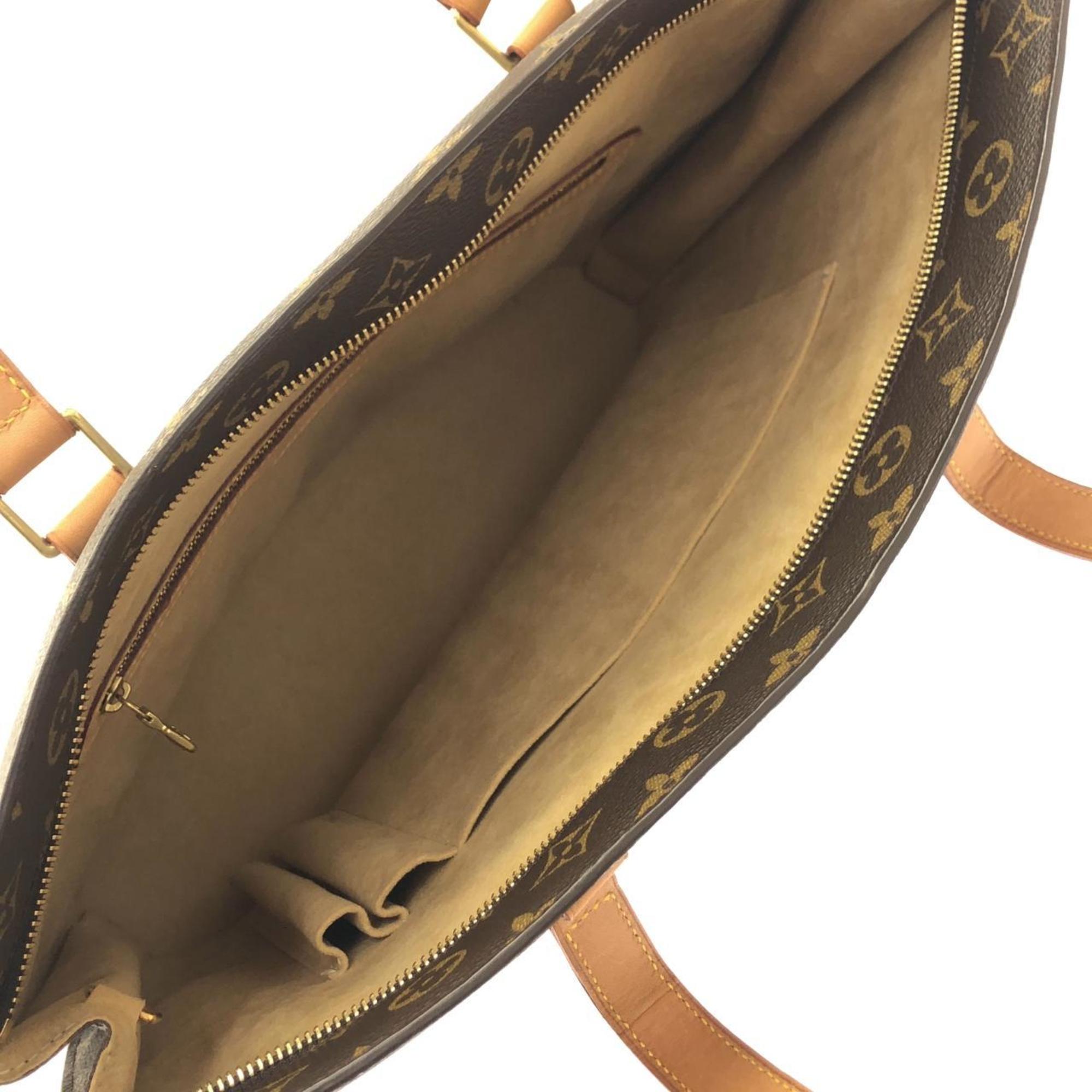 Louis Vuitton Brown Coated Canvas Handbag