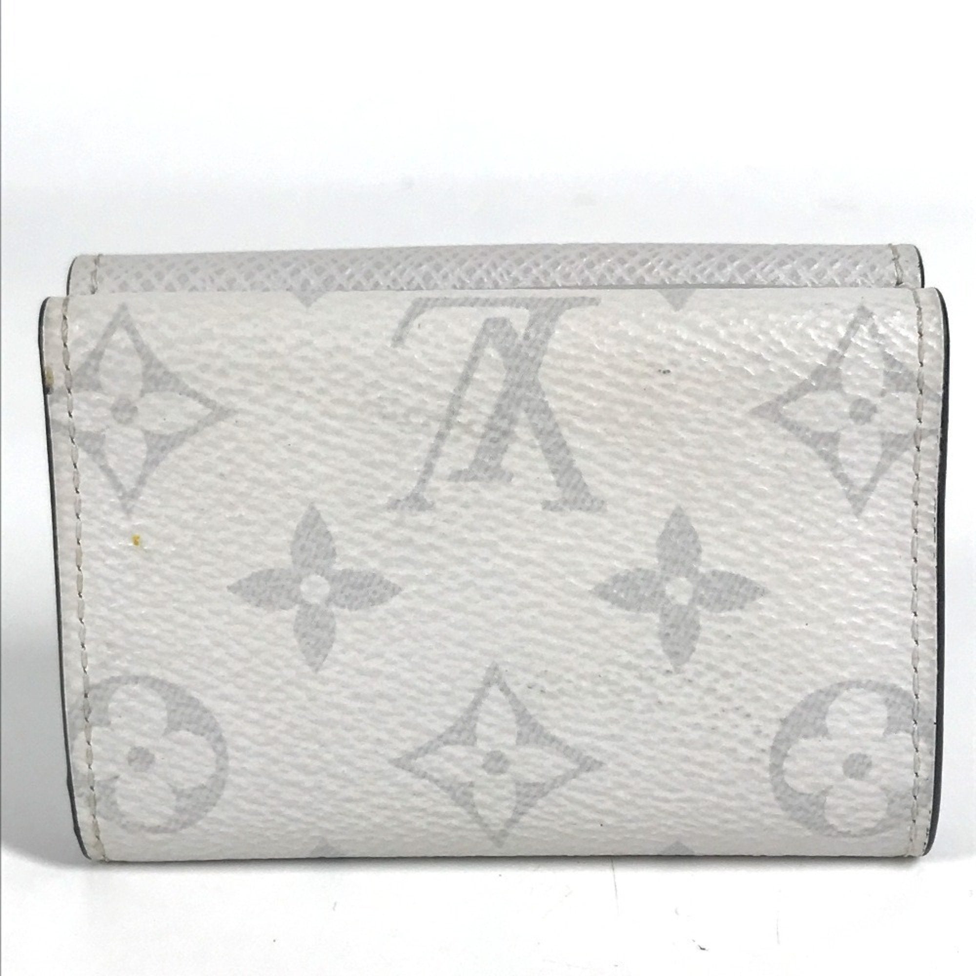 Louis Vuitton Taigarama Blanc White Taigarama Wallet (Tri-Fold)