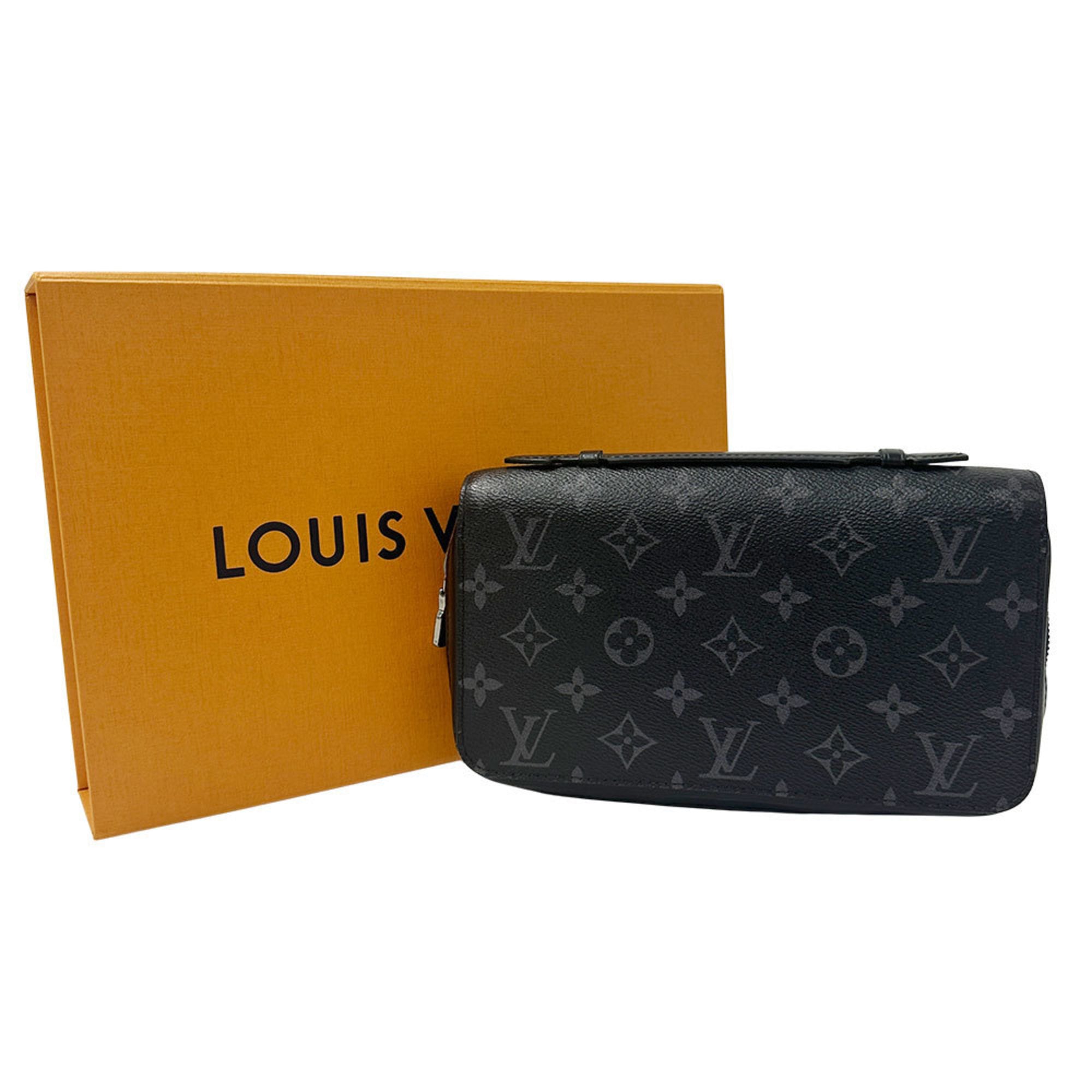 Louis Vuitton Monogram Eclipse Black Monogram Eclipse Long Bill Wallet