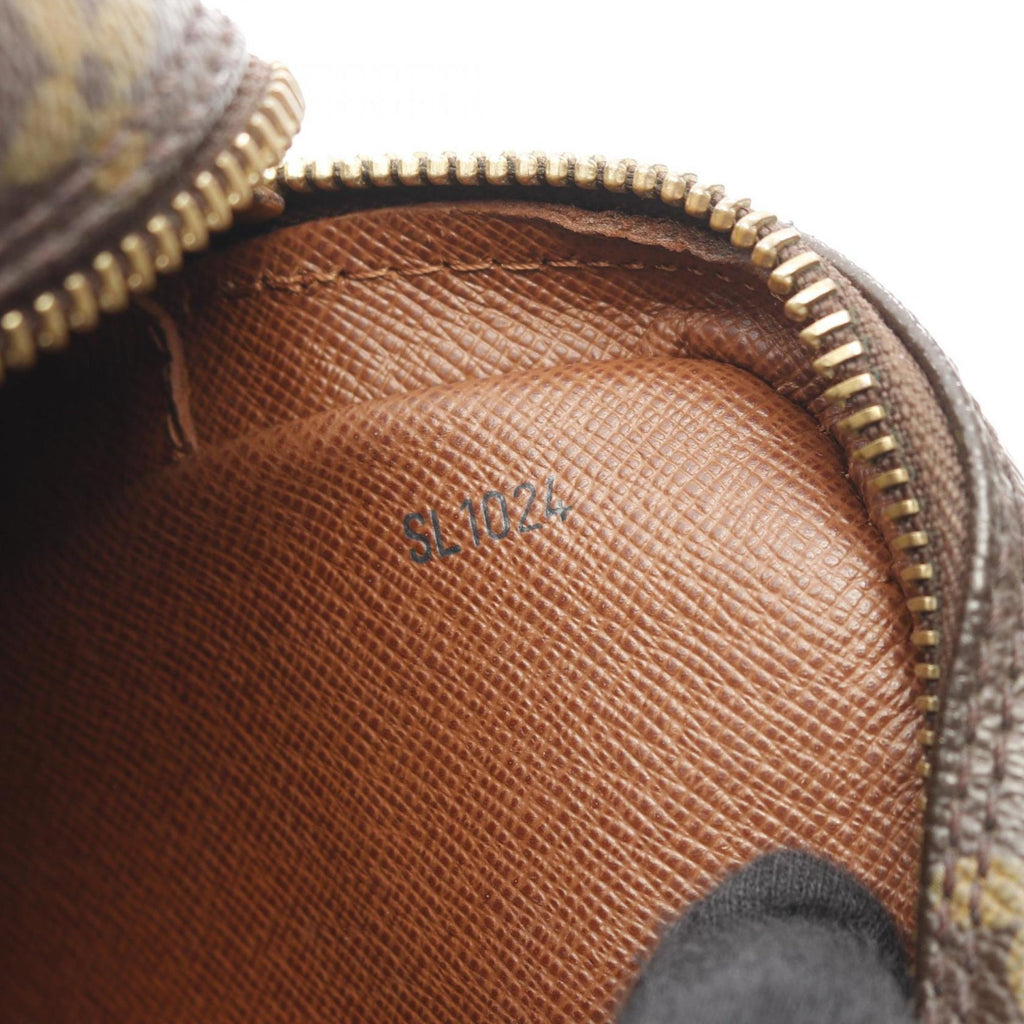 Louis Vuitton Brown Pvc Monogram Coated Canvas Leather Shoulder Bag