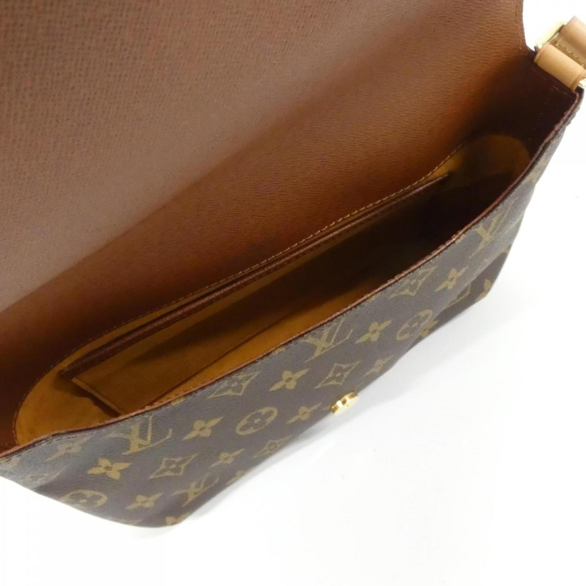 Louis Vuitton Marron Coated Canvas Shoulder Bag