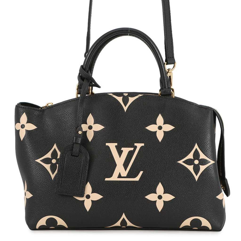Louis Vuitton Monogram Empreinte Beige Bicolor Black Noir Monogram Empreinte Handbag