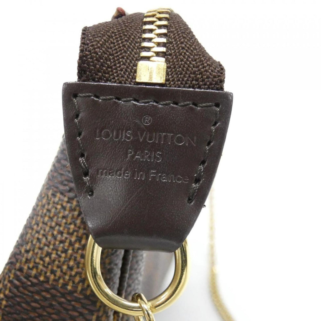 Louis Vuitton Ebene Coated Canvas Pochette Pouch