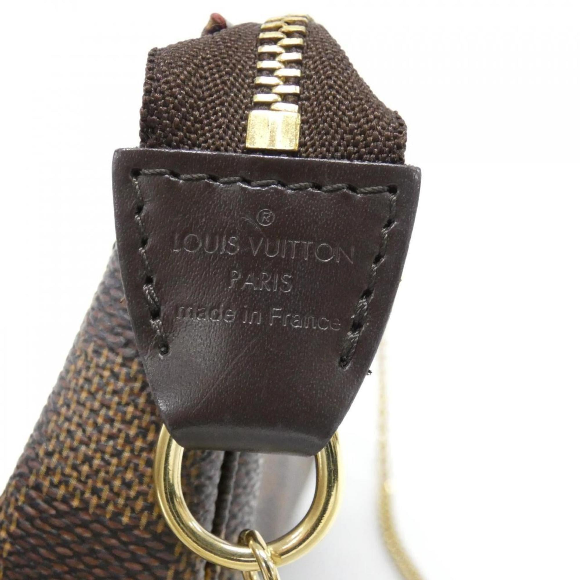 Louis Vuitton Ebene Coated Canvas Pochette Pouch