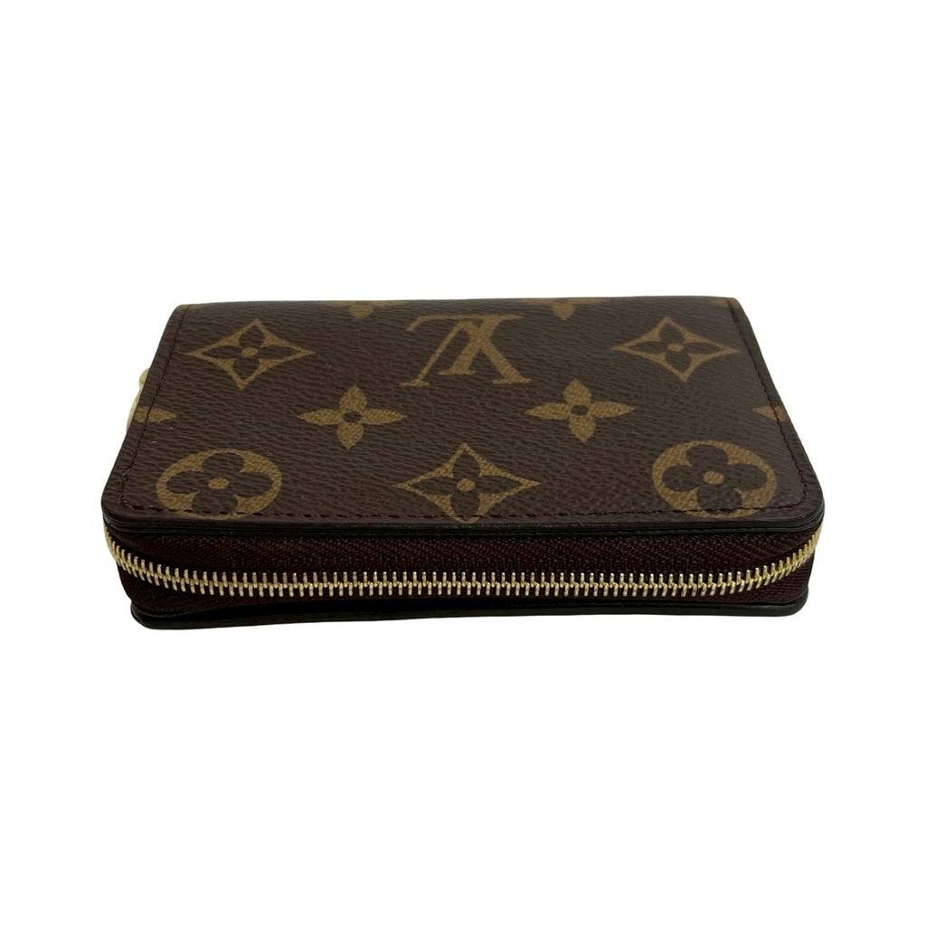 Louis Vuitton Brown Leather Pvc Wallet