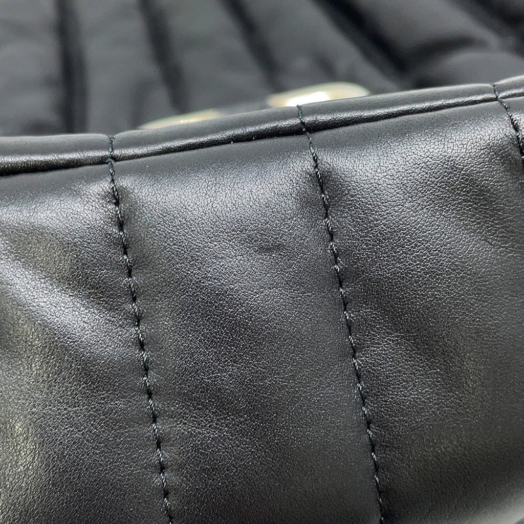 Balenciaga Black Leather Handbag Shoulder