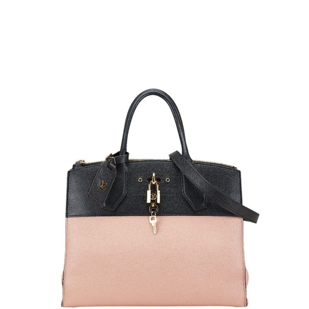 Louis Vuitton Beige Noir Vanilla Leather Handbag Shoulder Bag