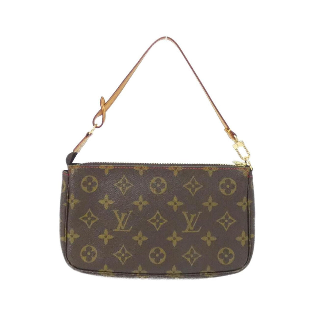 Louis Vuitton Brown Monogram Cherry Coated Canvas Pochette Pouch