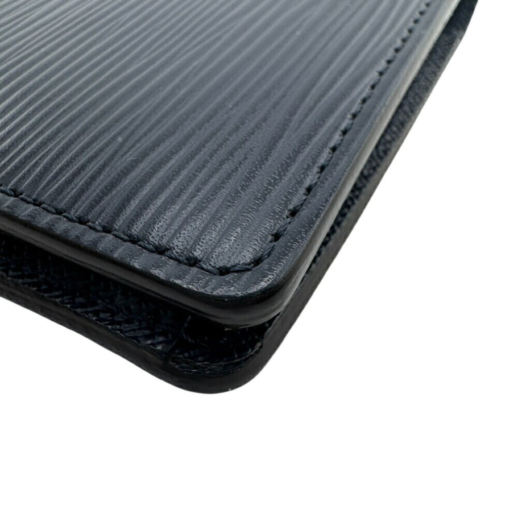 Louis Vuitton Navy Leather Long Wallet