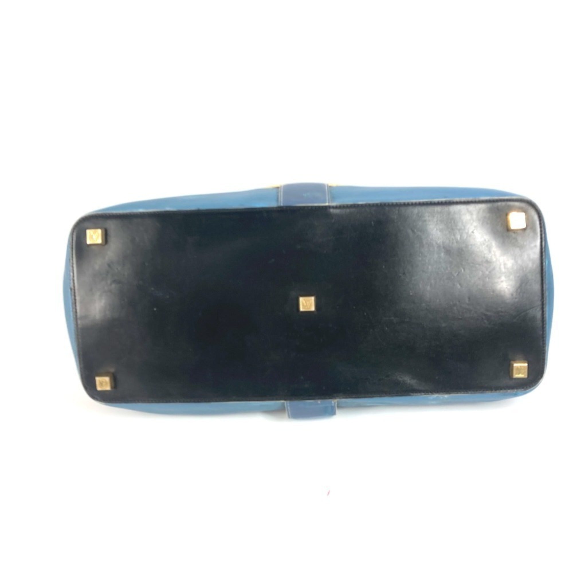Louis Vuitton Suhali Blue Suhali Leather Handbag Tote Bag