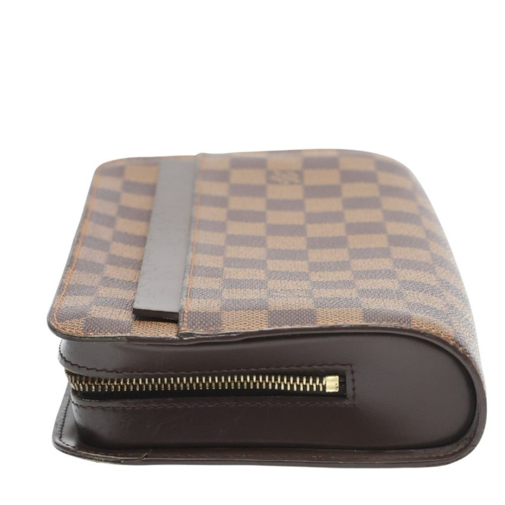 Louis Vuitton Damier Brown Damier Canvas Clutch Bag