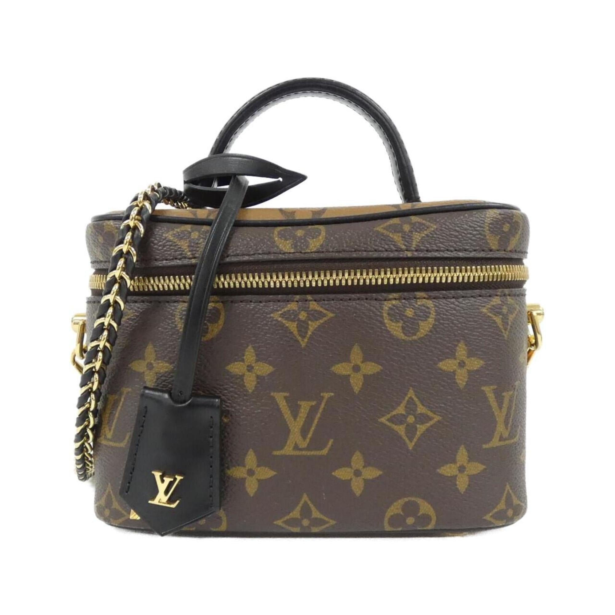 Louis Vuitton Marron Coated Canvas Handbag