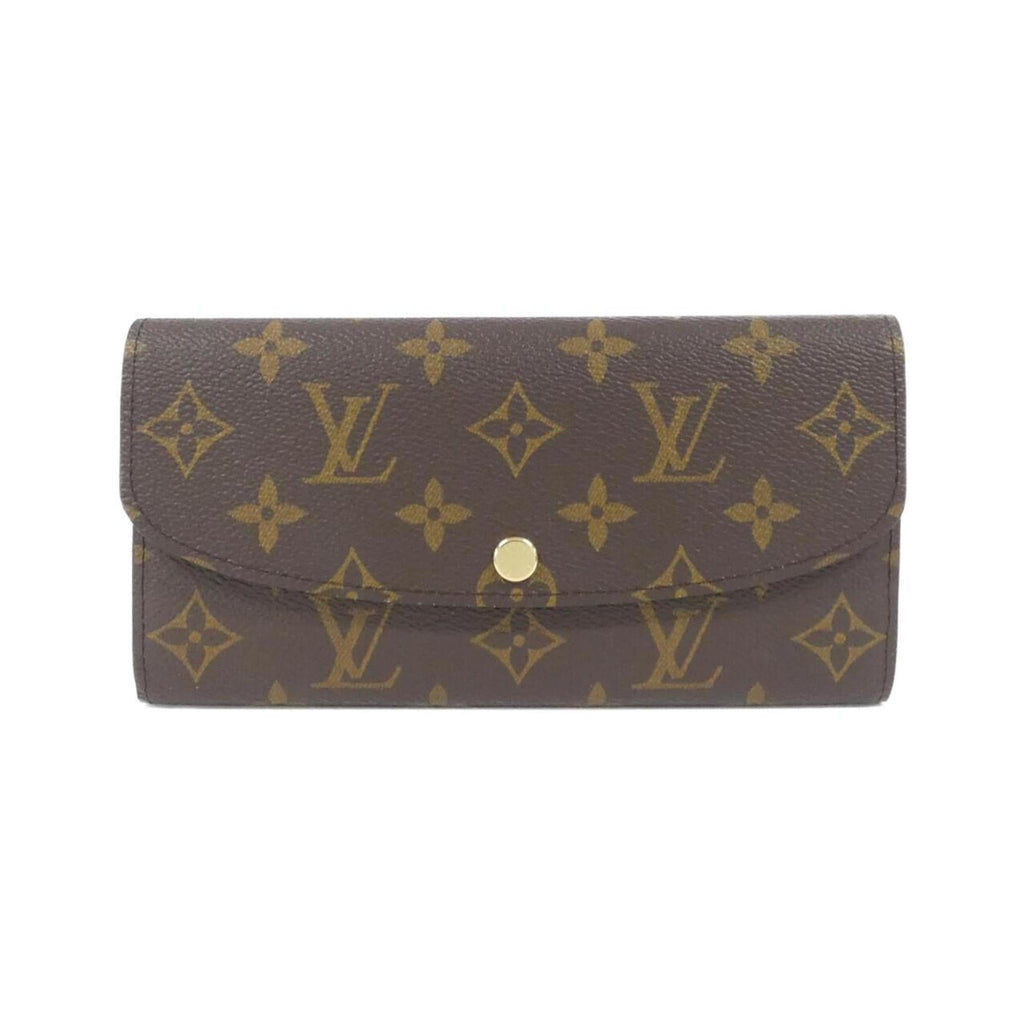 Louis Vuitton Brown Rose Ballerine Coated Canvas Long Wallet (Tri-Fold)