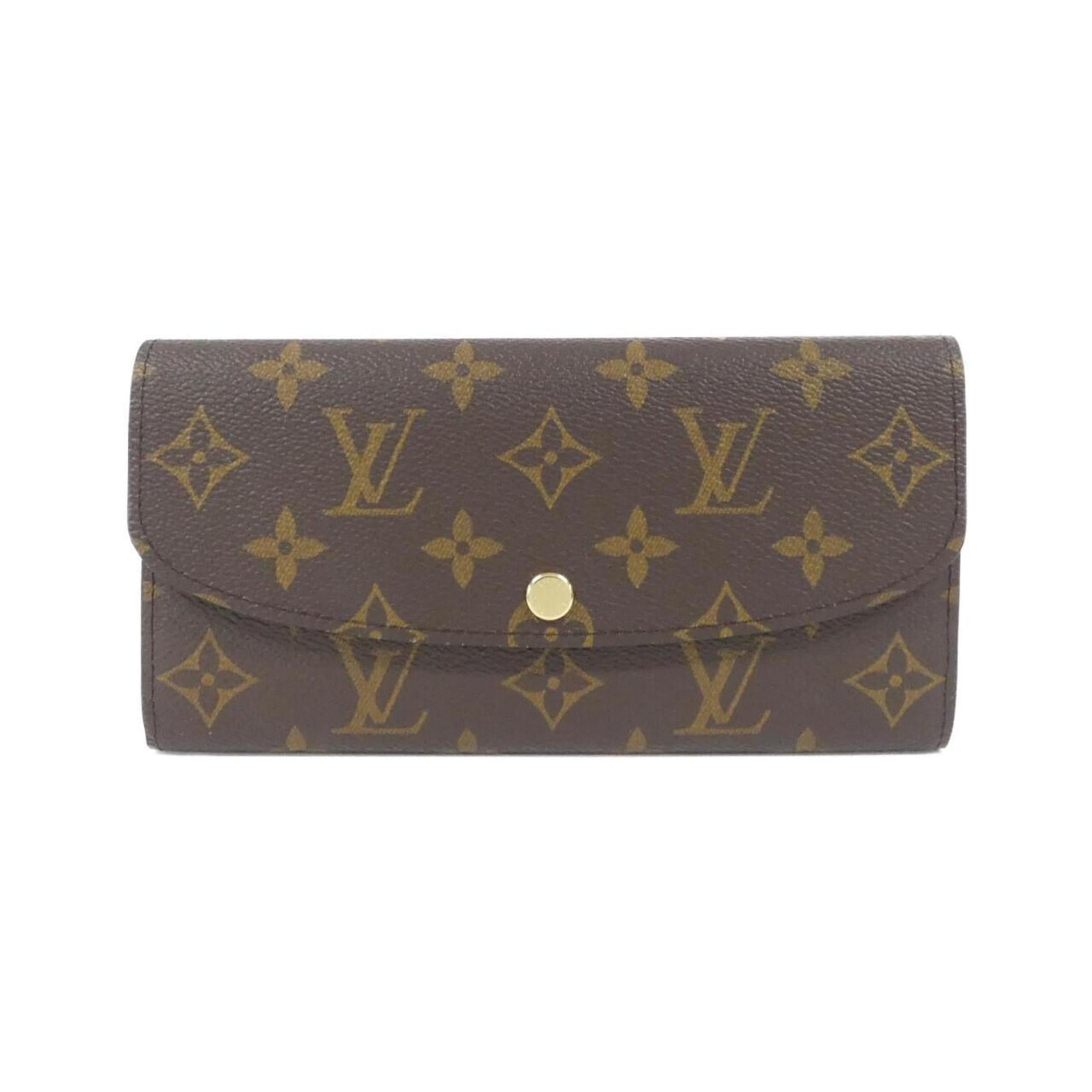 Louis Vuitton Brown Rose Ballerine Coated Canvas Long Wallet (Tri-Fold)