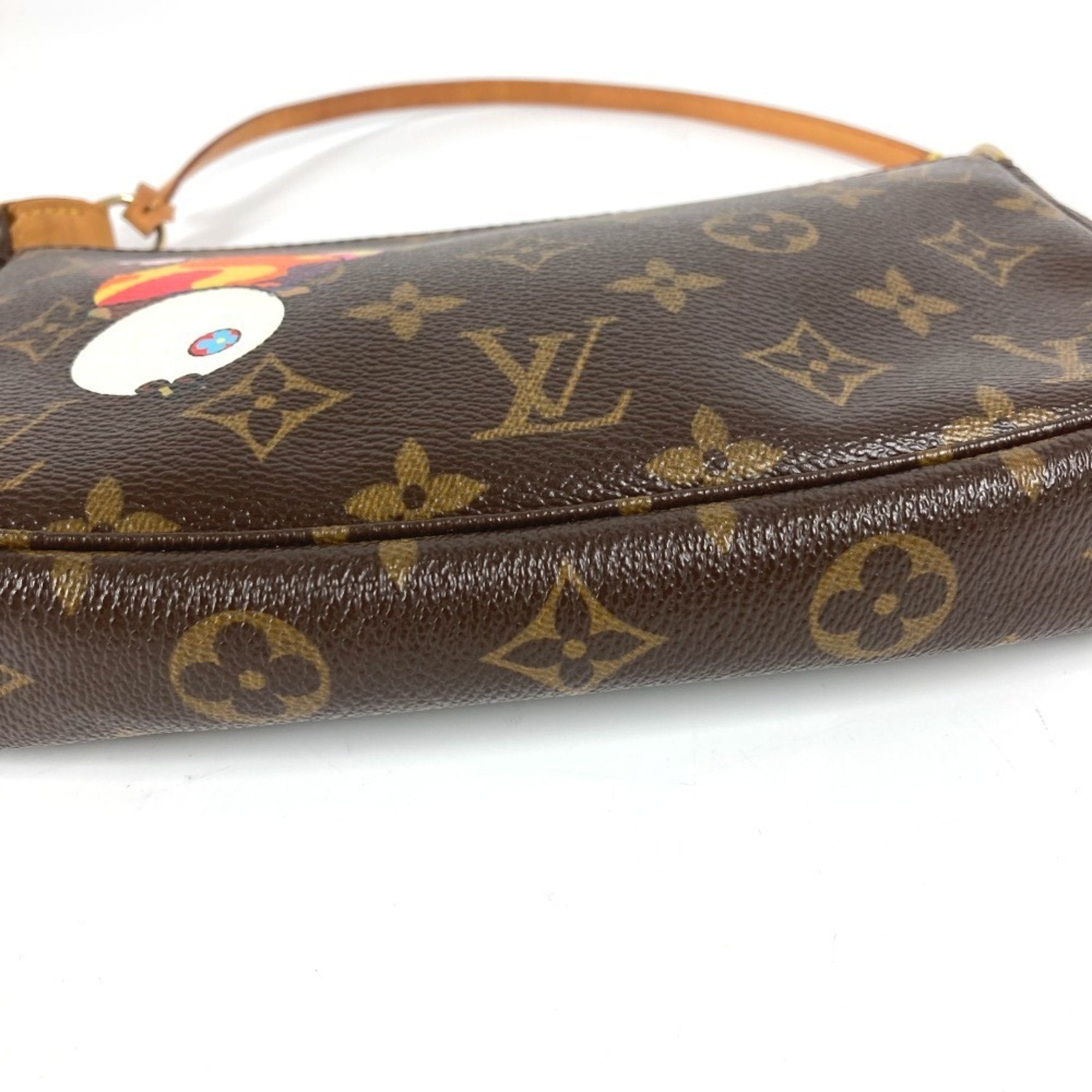 Louis Vuitton Brown Monogram Panda Multi-Color Monogram Handbag Pouch Shoulder Bag
