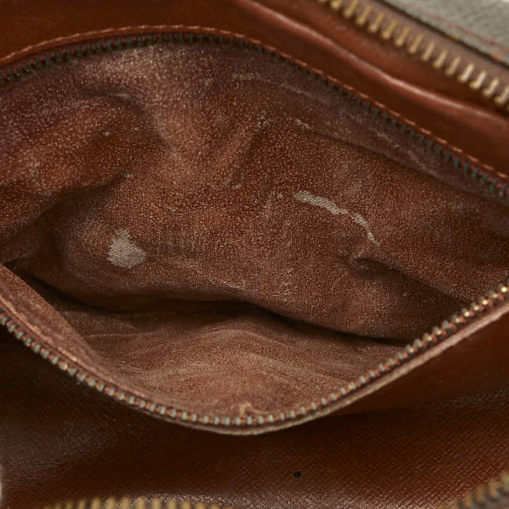 Louis Vuitton Brown Pvc Leather Shoulder Bag