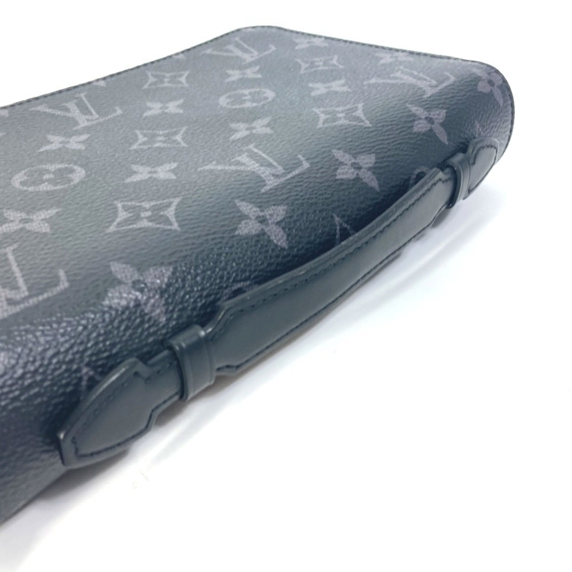 Louis Vuitton Black Monogram Eclipse Canvas Long Wallet