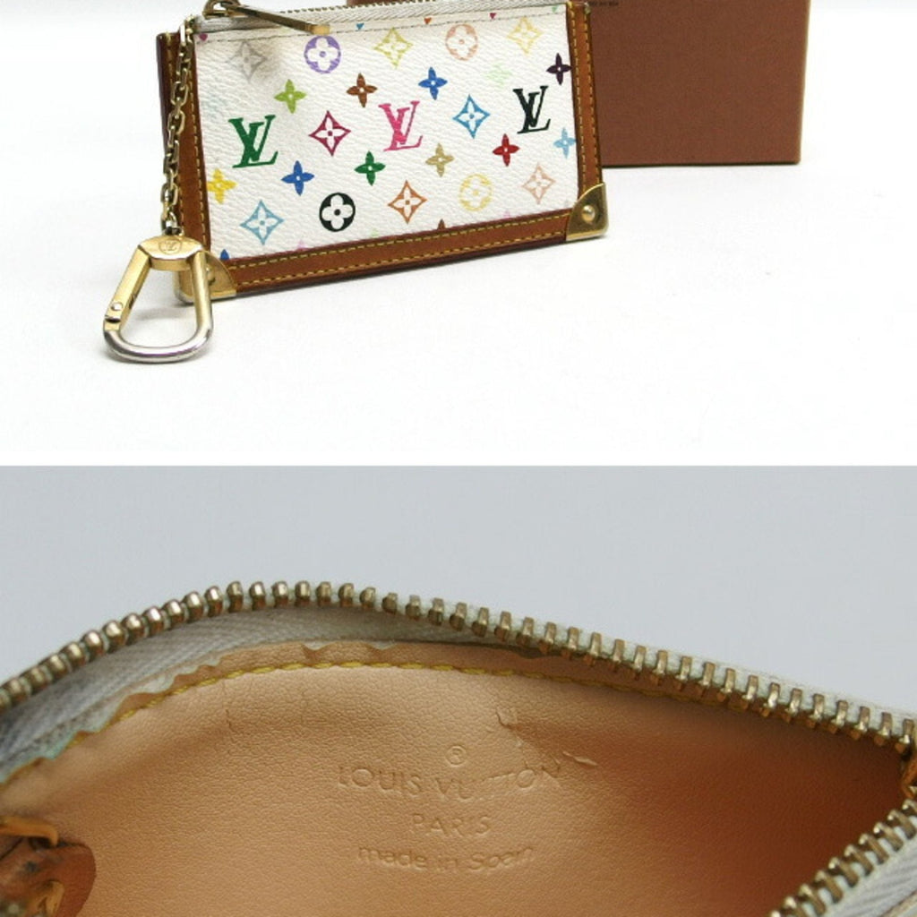 Louis Vuitton Monogram Multicolore Blanc White Monogram Multicolore Coin Purse/Coin Case