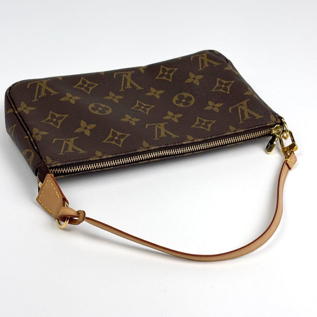Louis Vuitton Brown Monogram Monogram Pochette Pouch