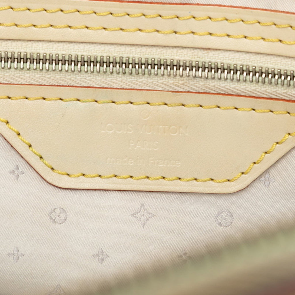 Louis Vuitton Beige Ivory Leather Handbag