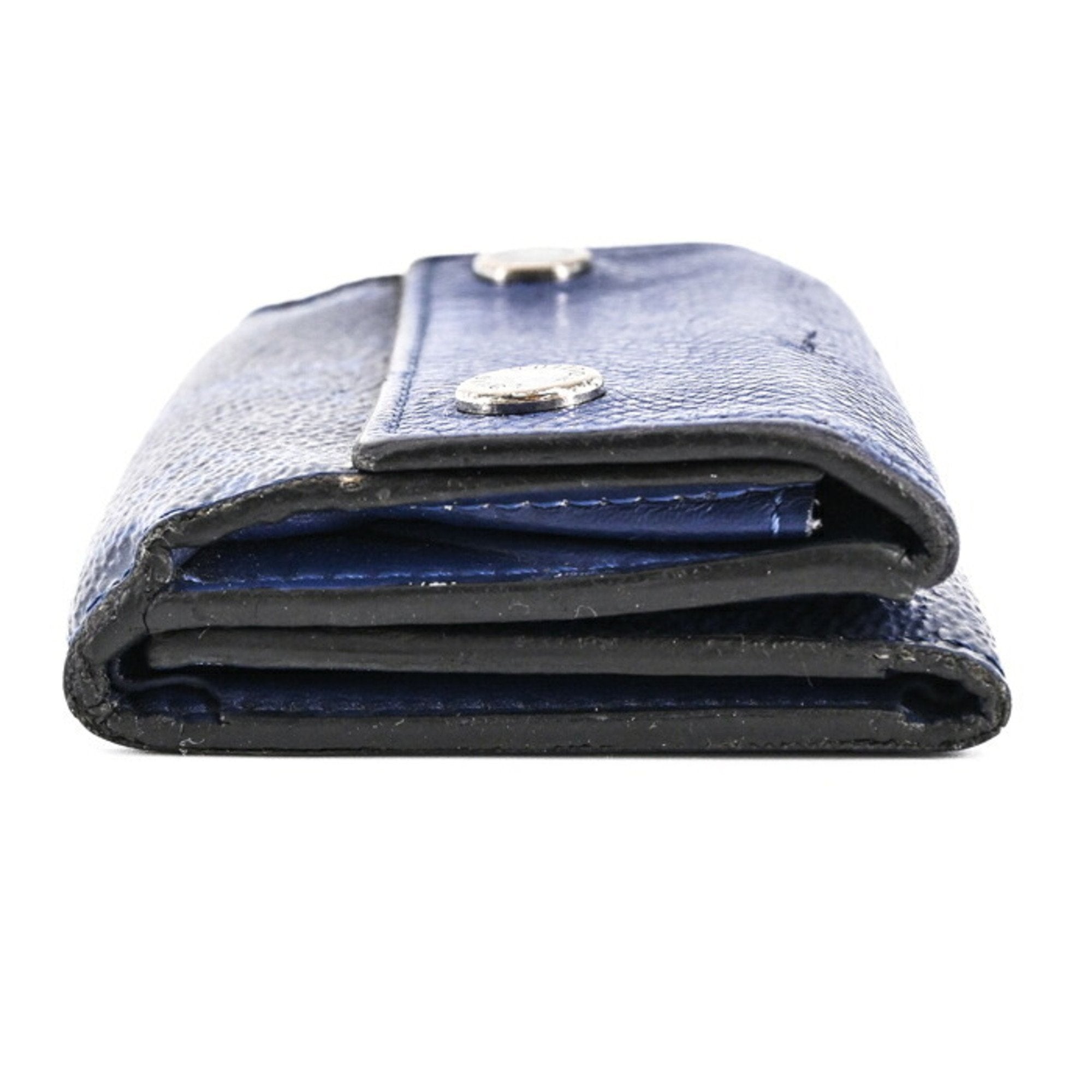 Louis Vuitton Blue Taigarama Wallet (Tri-Fold)