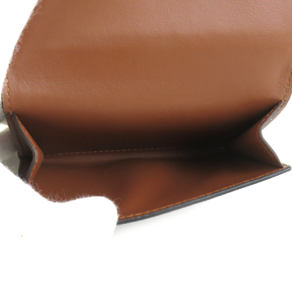 Burberry Brown Coated Canvas Wallet (Tri-Fold)
