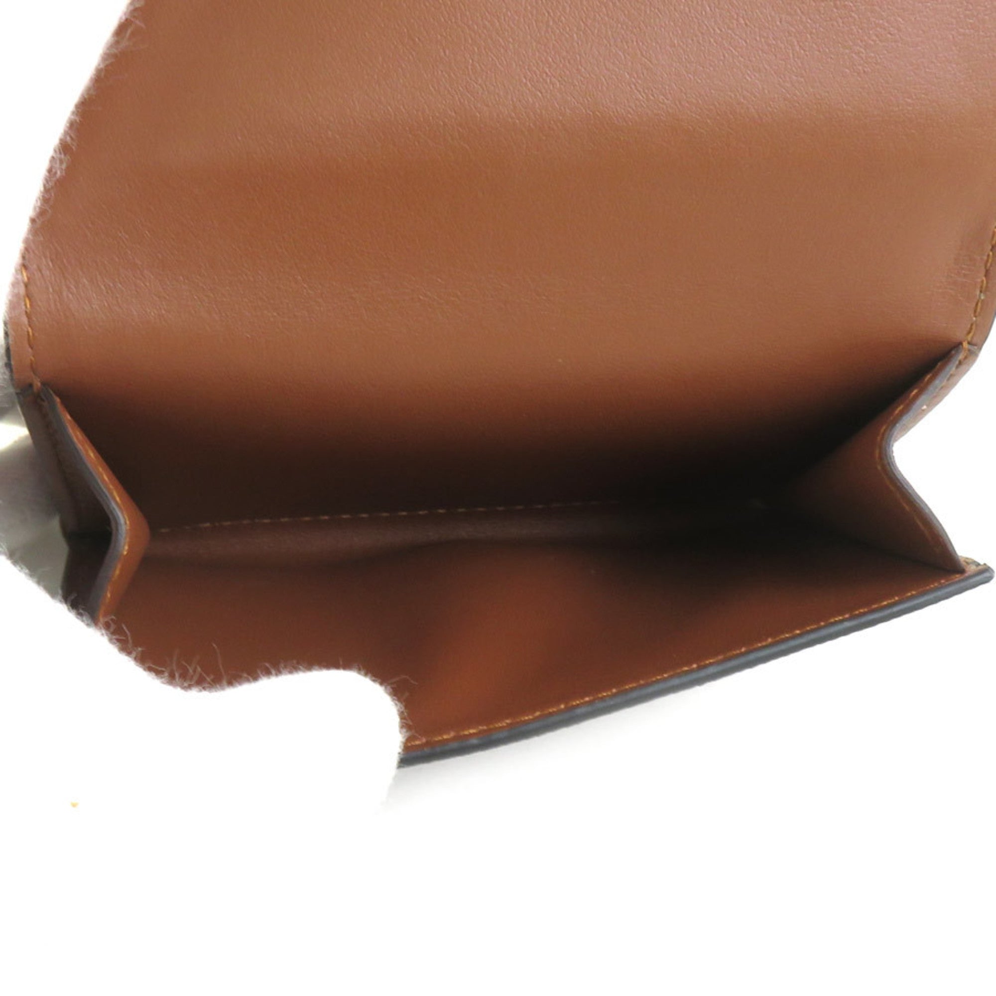 Burberry Brown Coated Canvas Wallet (Tri-Fold)