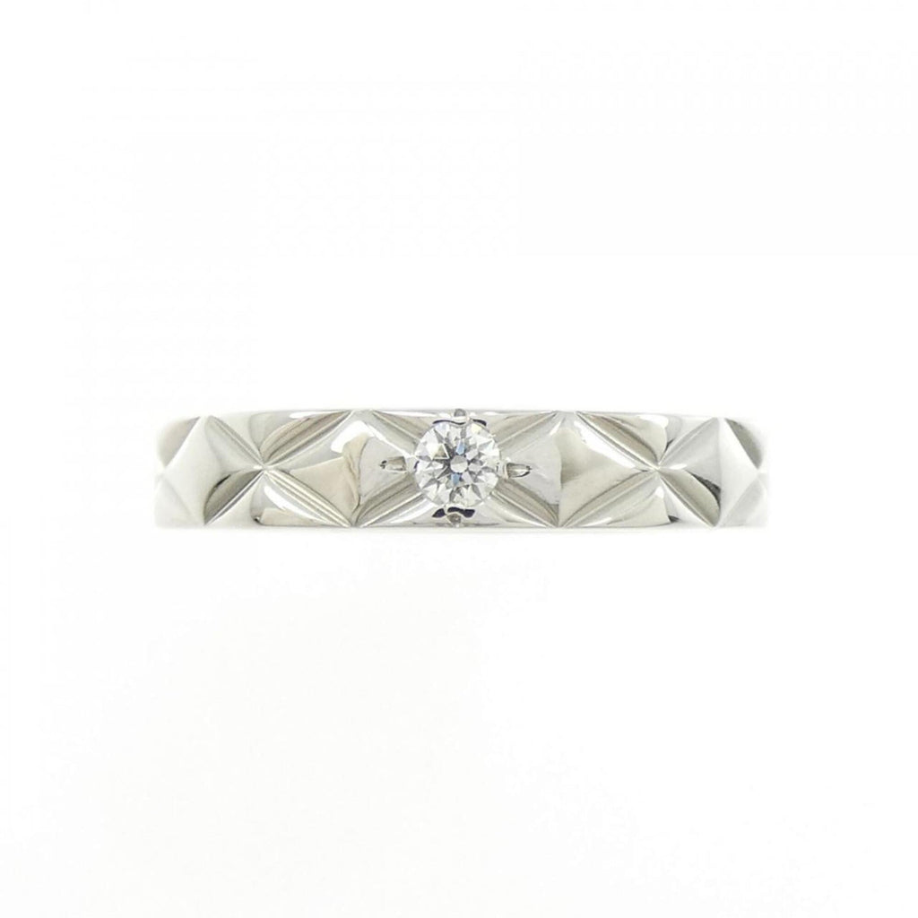 Chanel Matelasse Platinum 950 Band Ring